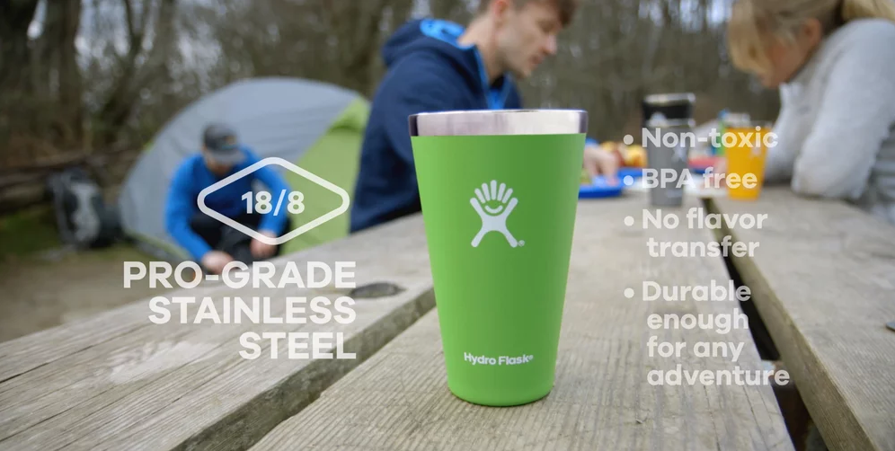 Hydroflask: True Pint, from first sip to last drop